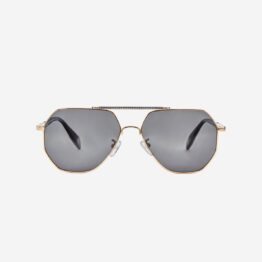 Men & Women Sunglasses Light Grey Gradient