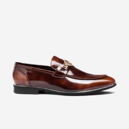Buckle Dress Shoes Brown