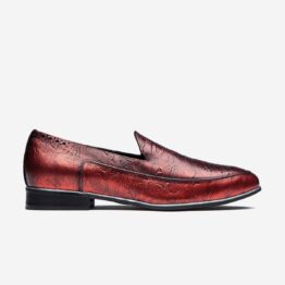 Buckle Dress Shoes Red